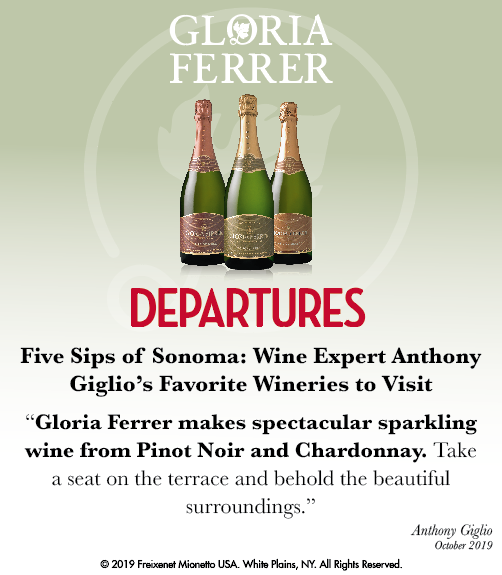 Gloria Ferrer - Departures - 5 Sips Sonoma - ShelfTalker
